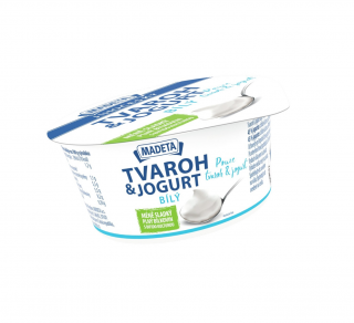 Tvaroh s jogurtem bílý Madeta  135g