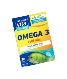 Omega3 Rybí olej  Maxi Vita 30tbl