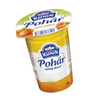 Pohár meruňkový Kunín 150g