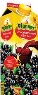 Pfanner černý rybíz nektar 25% 1 L
