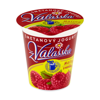 Jogurt smetanový malina z Valašska 150g
