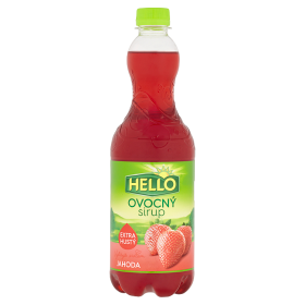 Hello ovocný sirup jahoda 10% - 0,7 L