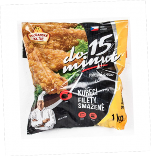 Kuřecí filety předsmažené mražené 1 kg