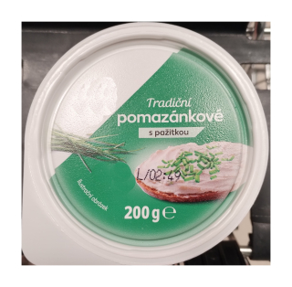 Tradiční pomazánkové s pažitkou Klasik 200g