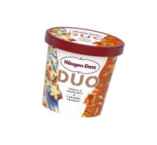 Häagen Dazs zmrzlina Duo Karamel a lískový oříšek 420 ml