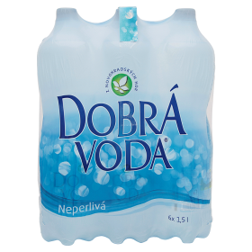 Dobrá voda neperlivá 6x 1,5L PET