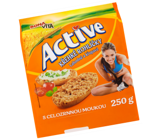 Křehké rohlíčky Active (suchary) 250g