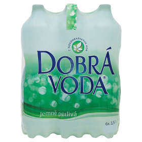 Dobrá voda jemně perlivá 6x 1,5L PET