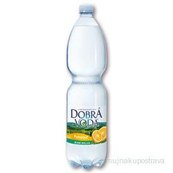 Dobrá voda Pomerančová jemně perlivá 1,5L PET