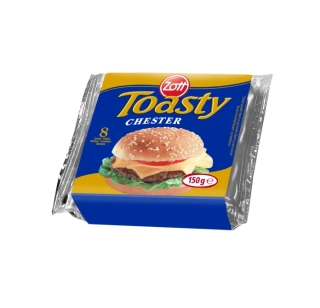 Toasty Chester tavený plátkový sýr 150g
