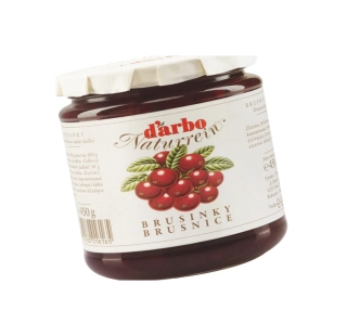 Džem divoké brusinky d'arbo 450g