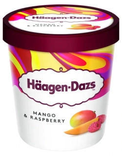Häagen Dazs zmrzlina Mango-Malina 460 ml
