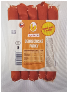 Kuřecí párky se sýrem ARO 200g