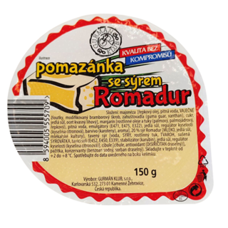 Pomazánka se sýrem romadůr 150g