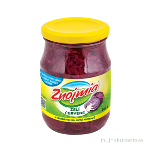 Kysané zelí červené Znojmia ve skle - 640 g