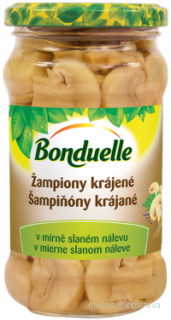 Bonduelle Žampiony krájené/sklo - 280g