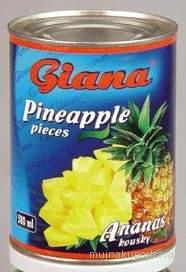 Ananas kousky ve sladkém nálevu 227g