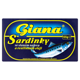 Giana Sardinky v rostlinném oleji 125g