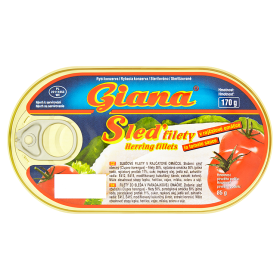 Sleď filety v rajčatové omáčce- 170g