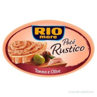 Rio Mare Paté Rustico Tuňákový krém s olivami-  115g