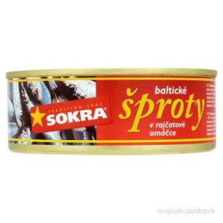 Sokra Baltické šproty v tomatě - 240g