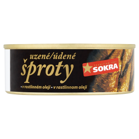 Sokra Uzené šproty v oleji - 240g