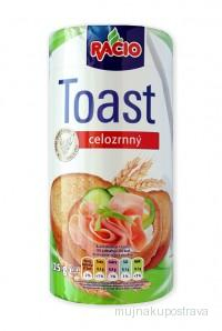 Toast celozrnný - RACIO 125g