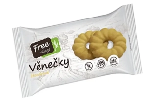 Bezlepkové věnečky žloutkové 100g
