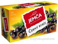 Jemča Čaj Černý rybíz 20x2g