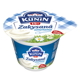 Zakysaná smetana Krémovitá 15% 190g
