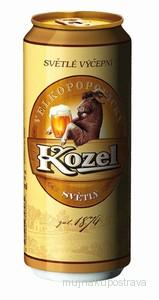 Velkopopovický Kozel 10° 0,5l plech