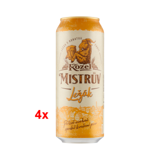 Kozel Mistrův ležák plech 6x 0,5l