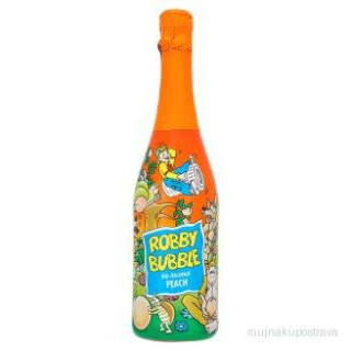 Robby Bubble Peach nealkoholický nápoj ochucený - 0,75l
