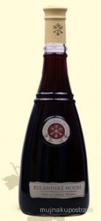 Rulandské modré jakostní odrůdové víno - 0,75 l