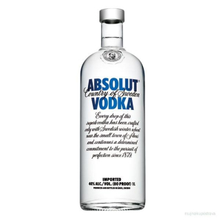 Absolut vodka 40%  - 1l